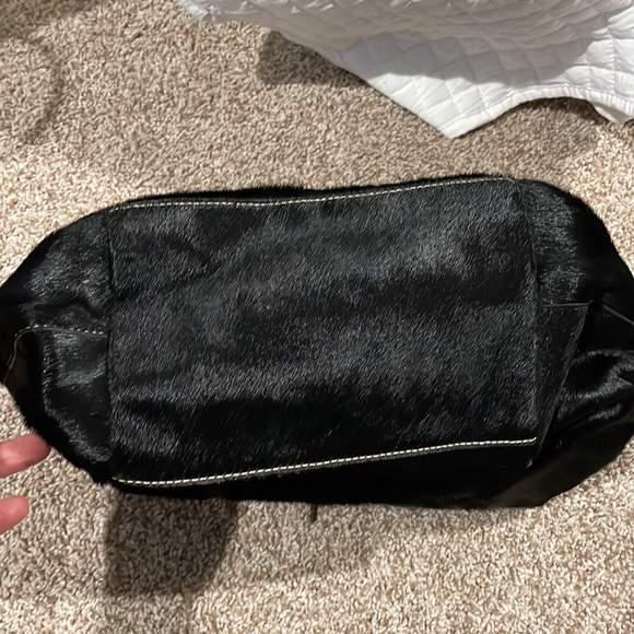 Guia’s, black calf hair hobo bag. Made in Italy. EUC - Picture 4 of 4